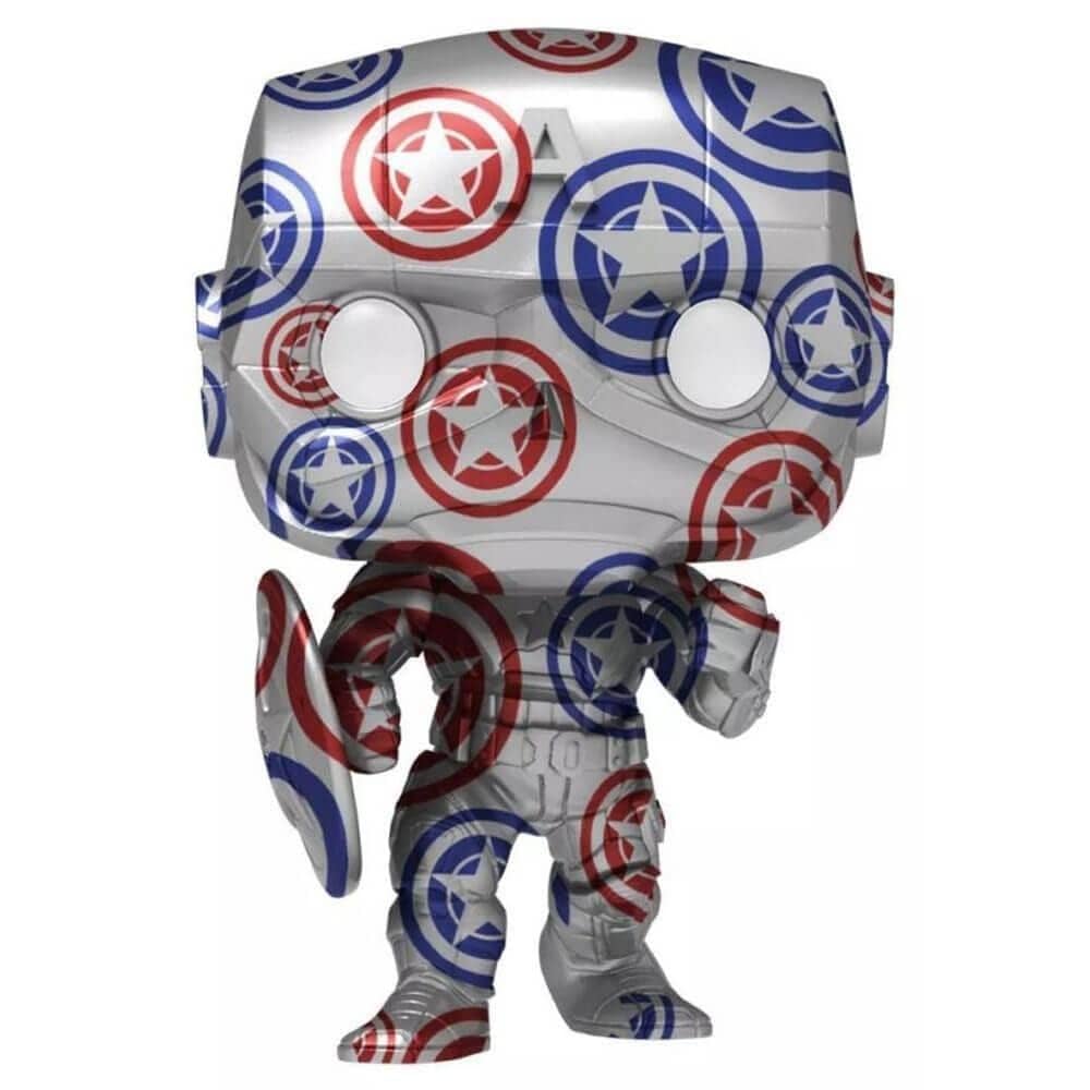 FUNKO POP! マーベル　キャプテンアメリカ　アートシリーズ限定 Funko Pop! Art Series: Marvel Avengers - Captain America